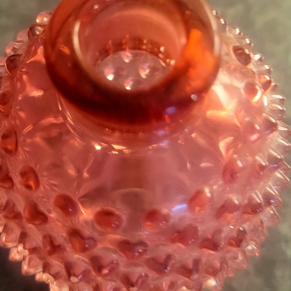 Fenton Hobnail Perfume Bottles (PAIR) - Picture 3 of 6